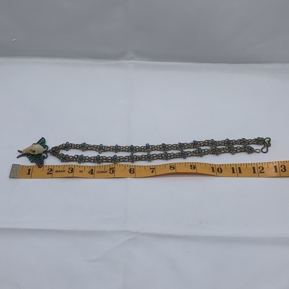 Silver Bat Skull Necklace - Picture 6 of 11